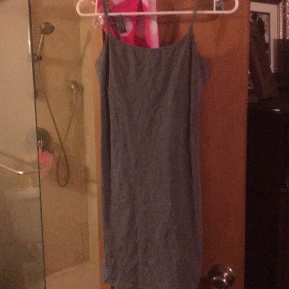 Size small grey tank top dress